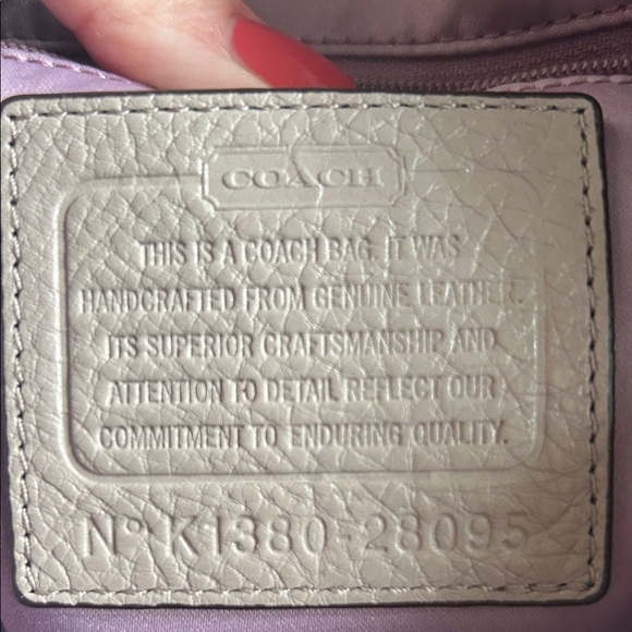 Coach Gray Leather Shoulder Bag - Picture 4 of 10